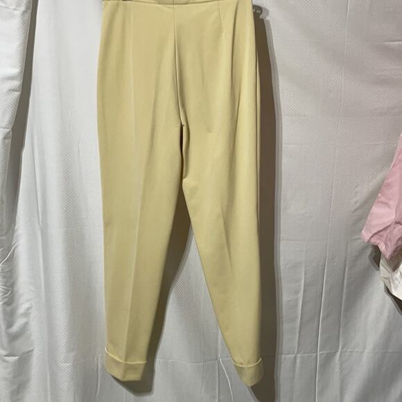 Rene Lezard cream vintage 40 or 8 taper leg cuffed trouser Like new - Picture 5 of 6